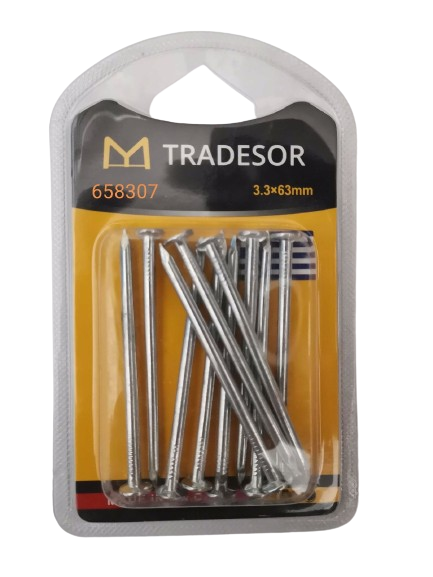 Καρφιά - 3.3Χ63mm - Σετ 12 πακέτων - 658307