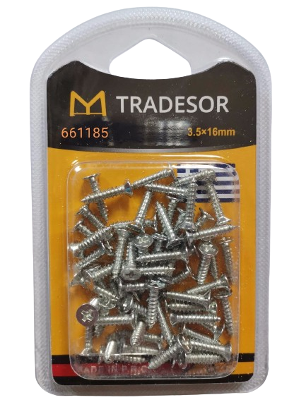 Βίδες - 3.5X16mm - Σετ 12 πακέτα - 661185