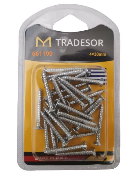 Βίδες - 4X30mm - Σετ 12 πακέτα - 661199