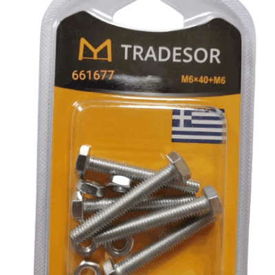 661677 Βίδες - 6X40mm - Σετ 12 πακέτα - 661677