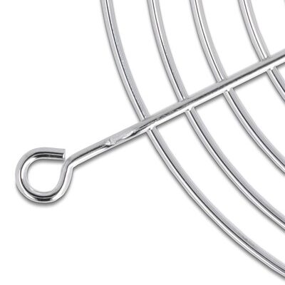 67306-1 DELOCK σχάρα για 80mm ανεμιστήρα 67306, μεταλλική, ασημί