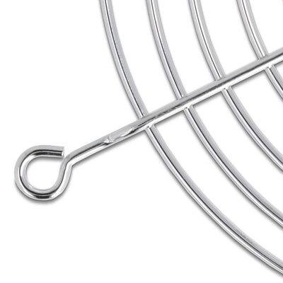 67308-1 DELOCK σχάρα για 120mm ανεμιστήρα 67308, μεταλλική, ασημί