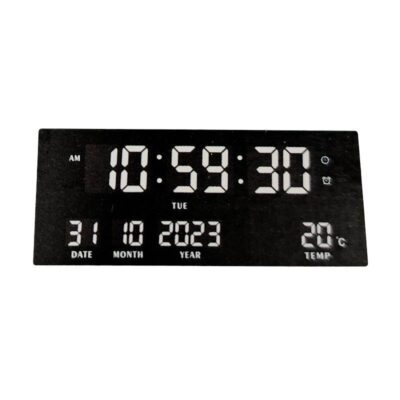 676173-1-1 Ηλεκτρονικό ψηφιακό ρολόι LED - JH-3615 - 676173 - White