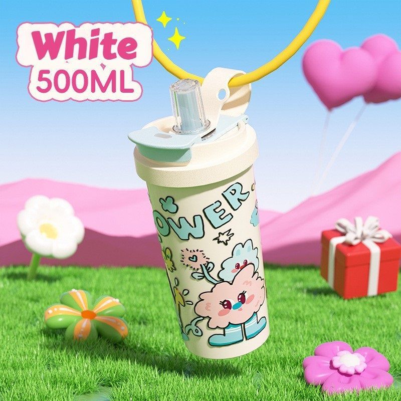 Παιδικό παγούρι-θερμός - 500ml - 696222 - White