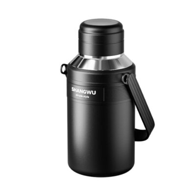 696499-5 Φορητό παγούρι-θερμός - 900ml - 696475 - Black