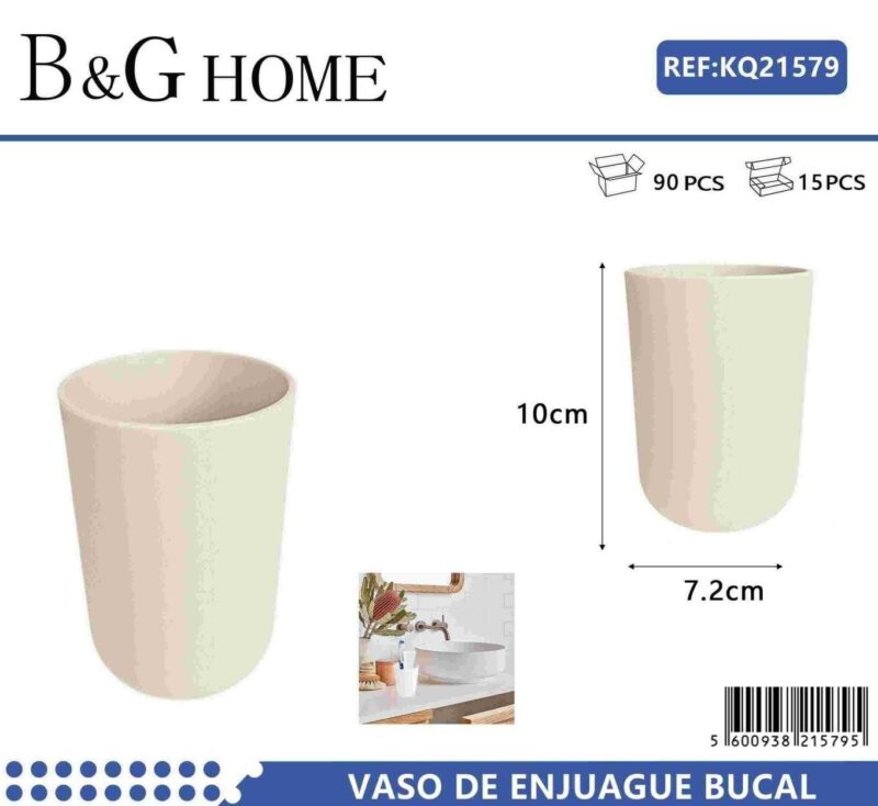 Θήκες οδοντόβουρτσας πλαστικές σε σετ 5Χ - Beige - 21579