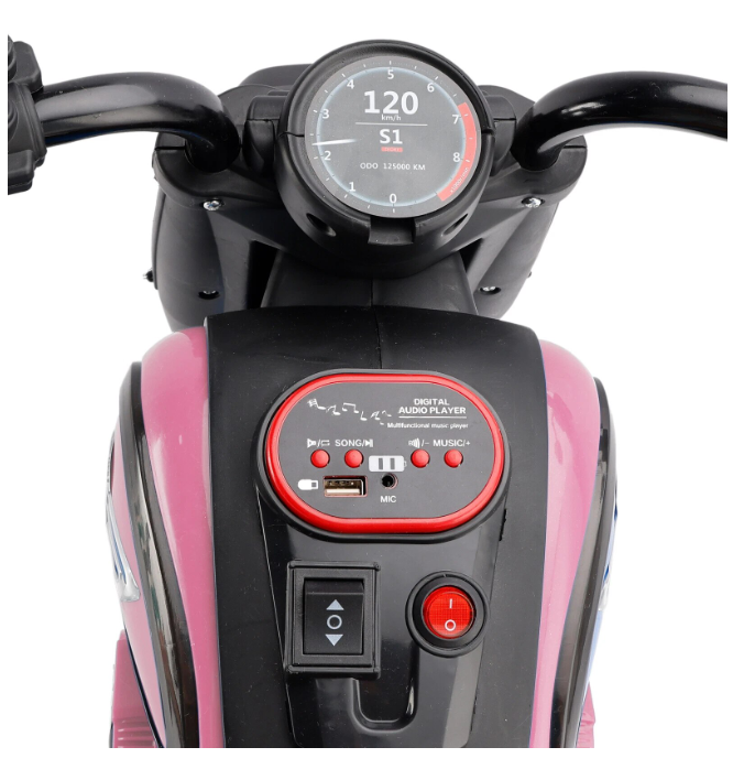 Παιδικό ηλεκτροκίνητο τρίκυκλο scooter - BJQ-818 - 701113 - Red