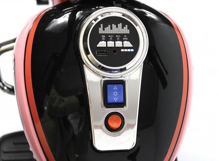 Παιδικό ηλεκτροκίνητο τρίκυκλο scooter με φάρο - BJQ-6388 - 701114 - White/Orange