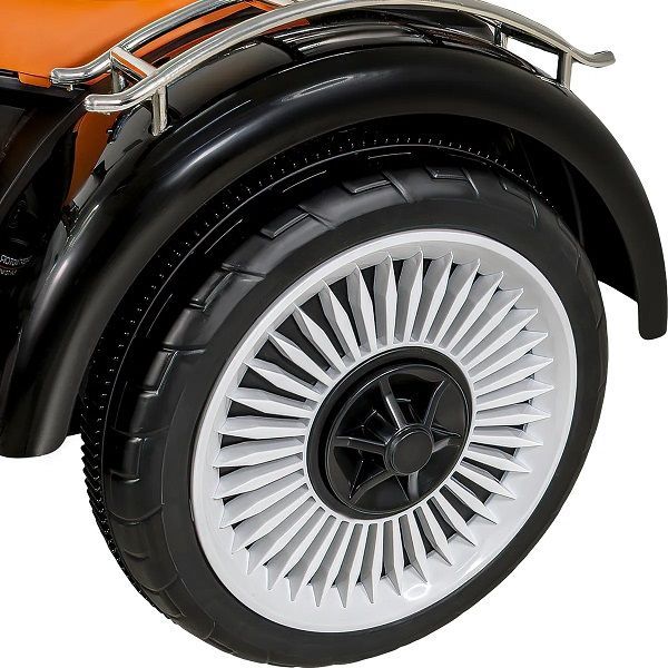 Παιδικό ηλεκτροκίνητο τρίκυκλο scooter με φάρο - BJQ-6388 - 701114 - White/Orange