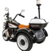 Παιδικό ηλεκτροκίνητο τρίκυκλο scooter με φάρο - BJQ-6388 - 701114 - White/Orange