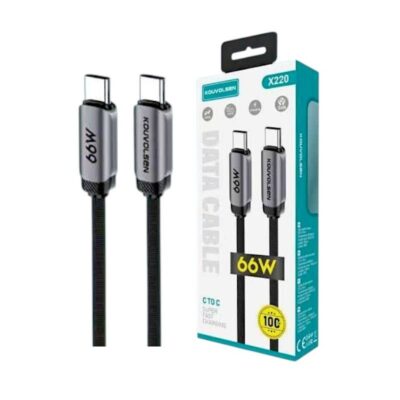 702205 Καλώδιο φόρτισης & data - USB Type-C σε Type-C - Fast Charge - X220 - 66W - 702205