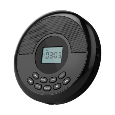 718198-1 Φορητό επαναφορτιζόμενο CD Player με Bluetooth - PM20 - 718198 - Black