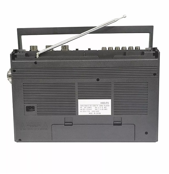 Φορητό ραδιόφωνο & κασετόφωνο με Bluetooth - GLB910 - 718211 - Black