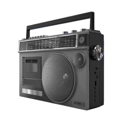 718211 Φορητό ραδιόφωνο & κασετόφωνο με Bluetooth - GLB910 - 718211 - Black