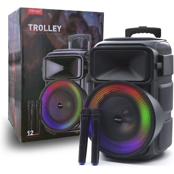 Φορητό ηχείο subwoofer με 2 μικρόφωνα Karaoke - KTS2231 - 722312