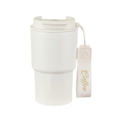 722382-1 Φορητό παγούρι-θερμός με ψηφιακό θερμόμετρο - 500ml - 722382 - White