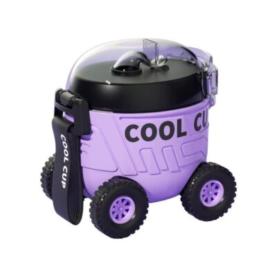 722399-2 Παιδικό παγούρι πλαστικό - Αυτοκινητάκι - 600ml - 722399 - Purple