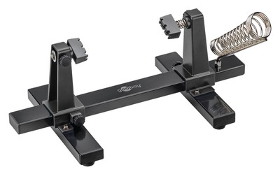 76559 GOOBAY βάση στήριξης πλακέτας 76559 με θέση για κολλητήρι, 360°, μαύρη