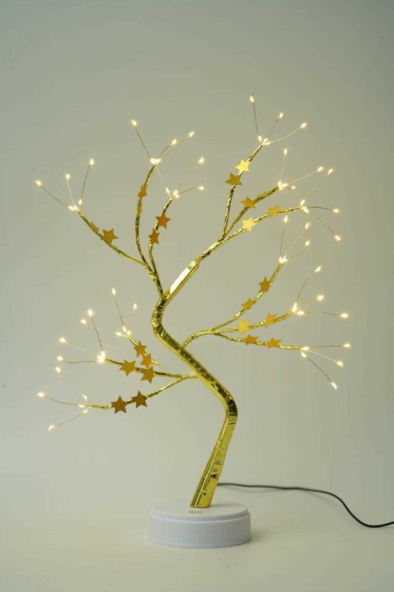 Χριστουγεννιάτικο επιτραπέζιο διακοσμητικό δεντράκι με φωτισμό - 153117 - Warm White