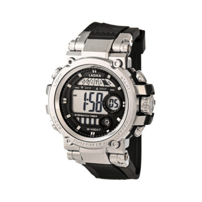 790479_s Ψηφιακό ρολόι χειρός - LS9047 - Lasika - 817322 - Black/Silver