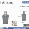 Θήκες κρεμοσάπουνου Dispenser πλαστικές - Σετ 5pcs - Grey - 21601