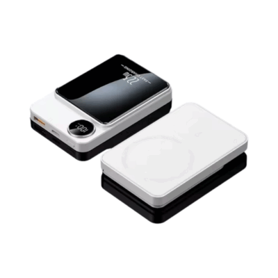 811290-2 Μαγνητικό Powerbank ασύρματης φόρτισης - S111 - 15W - 811290 - White