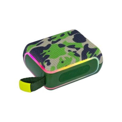 813645-2 Ασύρματο ηχείο Bluetooth - G04 - LED RGB - 813645 - Army Green