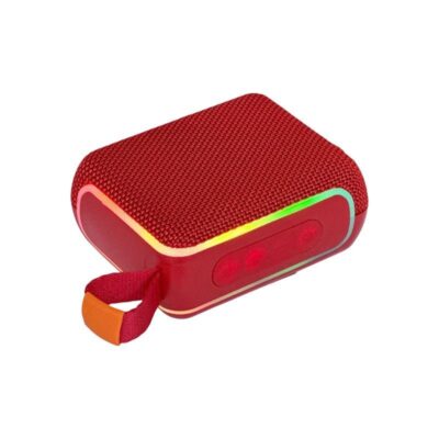 813645-3 Ασύρματο ηχείο Bluetooth - G04 - LED RGB - 813645 - Red