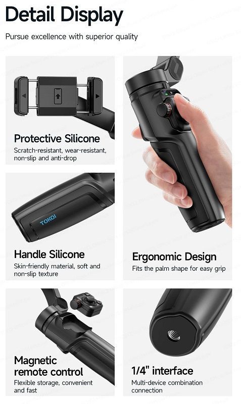 Σταθεροποιητής εικόνας Gimbal για smartphone - M05 - 813676