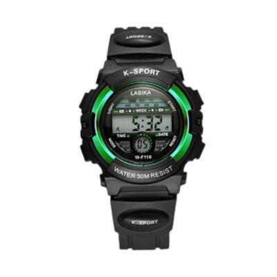 817407-10 Ψηφιακό ρολόι χειρός - LS116 - Lasika - 817407 - Black/Green