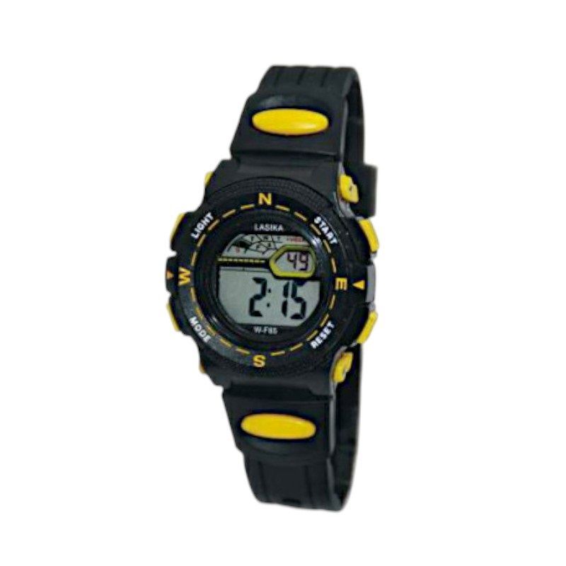 Παιδικό ψηφιακό ρολόι χειρός - LS85 - Lasika - 817421 - Black/Yellow