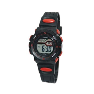 Παιδικό ψηφιακό ρολόι χειρός - LS85 - Lasika - 817421 - Black/Red