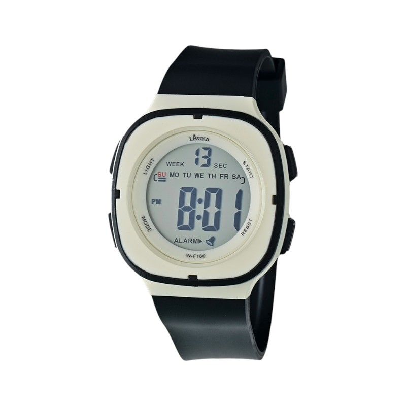Ψηφιακό ρολόι χειρός - LS160 - Lasika - 817438 - Black/White