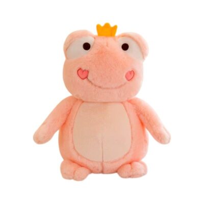 833829-2 Λούτρινο κουκλάκι Βάτραχος - 45cm - 833829 - Pink