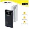 Powerbank - 10.000mah -  P168K - 22.5W - AWEI - 002905 - White