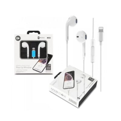 895828 Ενσύρματα ακουστικά - Lightning - M80 - IP - 895828