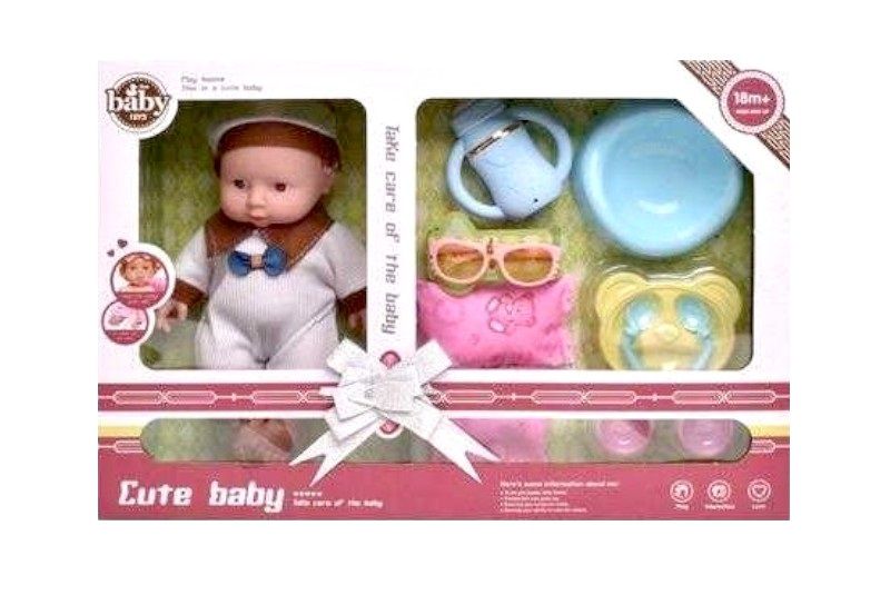 Κούκλα μωρό με αξεσουάρ φροντίδας - 8550-210 - 922180
