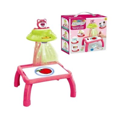 922333-1 Προτζέκτορας ζωγραφικής - Αρκουδάκι - ZF-1004F/C - 922333 - Pink