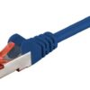 92452 GOOBAY καλώδιο δικτύου 92452, CAT 6 S/FTP, copper, 250MHz, 0.15m, μπλε