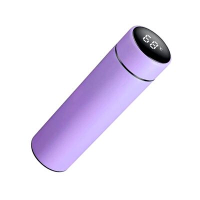 954101-3 Φορητό παγούρι-θερμός με ψηφιακό θερμόμετρο - 500ml - 954101 - Purple