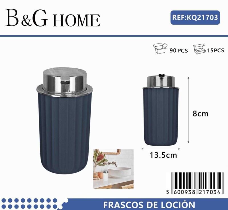 Θήκες κρεμοσάπουνου Dispenser πλαστικές - Σετ 5pcs - Blue - 21703