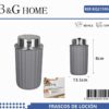 Θήκες κρεμοσάπουνου Dispenser πλαστικές - Σετ 5pcs - Grey - 21595