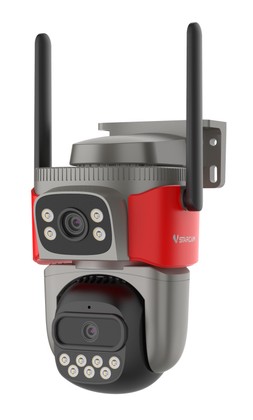 AF621DR VSTARCAM smart κάμερα AF621DR, dual lens, αναγνώριση φωτιάς & καπνού, 2MP, WiFi, SD, PTZ, IP66
