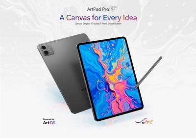ARTPADPRO-GR-1 TECLAST tablet ArtPad Pro με στυλό αφής, 12.7", 8/256GB, 4G, Android 15, 10000mAh, γκρι