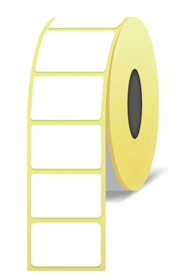 BURN OUT ρολό θερμικών αυτοκόλλητων ετικετών BO-41, 40x25mm, 1000 ετικέτες, λευκό