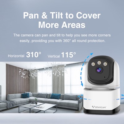 CS995-1 VSTARCAM smart κάμερα CS995, 3MP, WiFi, PTZ, SD