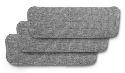 EHS003SP3 ESPERANZA ανταλλακτικά πανιά μικροϊνών παρκετέζας EHS003SP3, 41.5x14cm, γκρι, 3τμχ