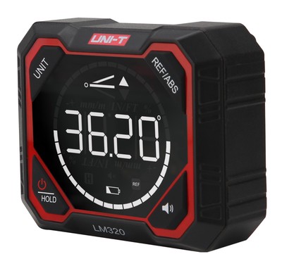 LM320E UNI-T ψηφιακό γωνιόμετρο laser LM320E, 4x90°, μαγνητικό σώμα, 1000mAh