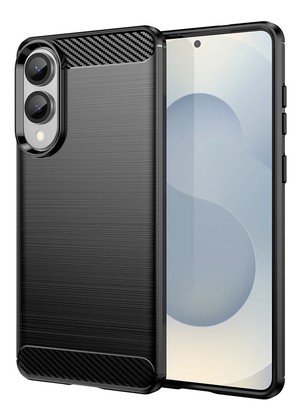 MOB-2009 POWERTECH Θήκη Carbon MOB-2009 για Samsung S25 Edge, μαύρη