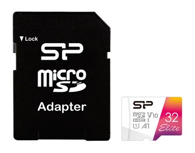 SP032GBSTHBV1V20SP SILICON POWER κάρτα μνήμης microSDXC Elite, 32GB, C10 UHS-I U1 A1 V10